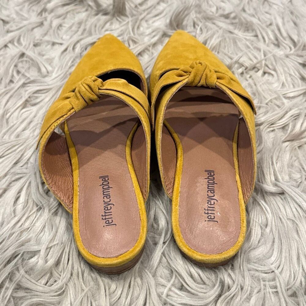 Jeffrey Campbell Charlin suede mules size 7 - Picture 3 of 5